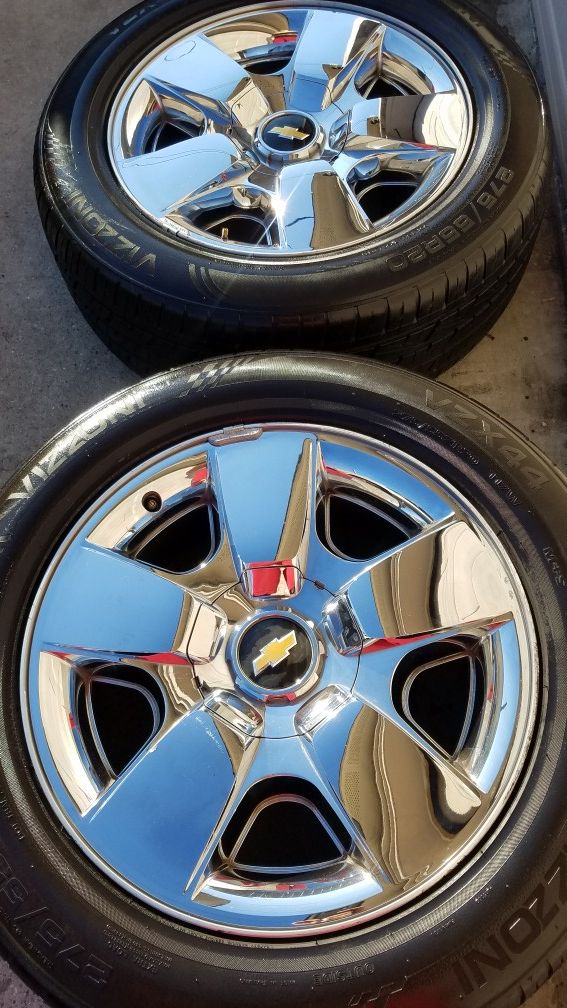 Stock 20 inch wheels Texas edition ltz 6 lug rims 275 55 20 Tires/Rines y llantas 6 virlos (99-2020 Chevy Silverado gmc sierra)