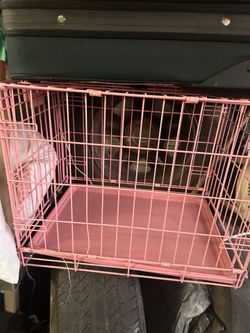 Dog Cage pink 