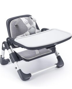 New Portable Booster Seat for Kitchen Chairs | Foldable Baby High Chair 6–36 Months