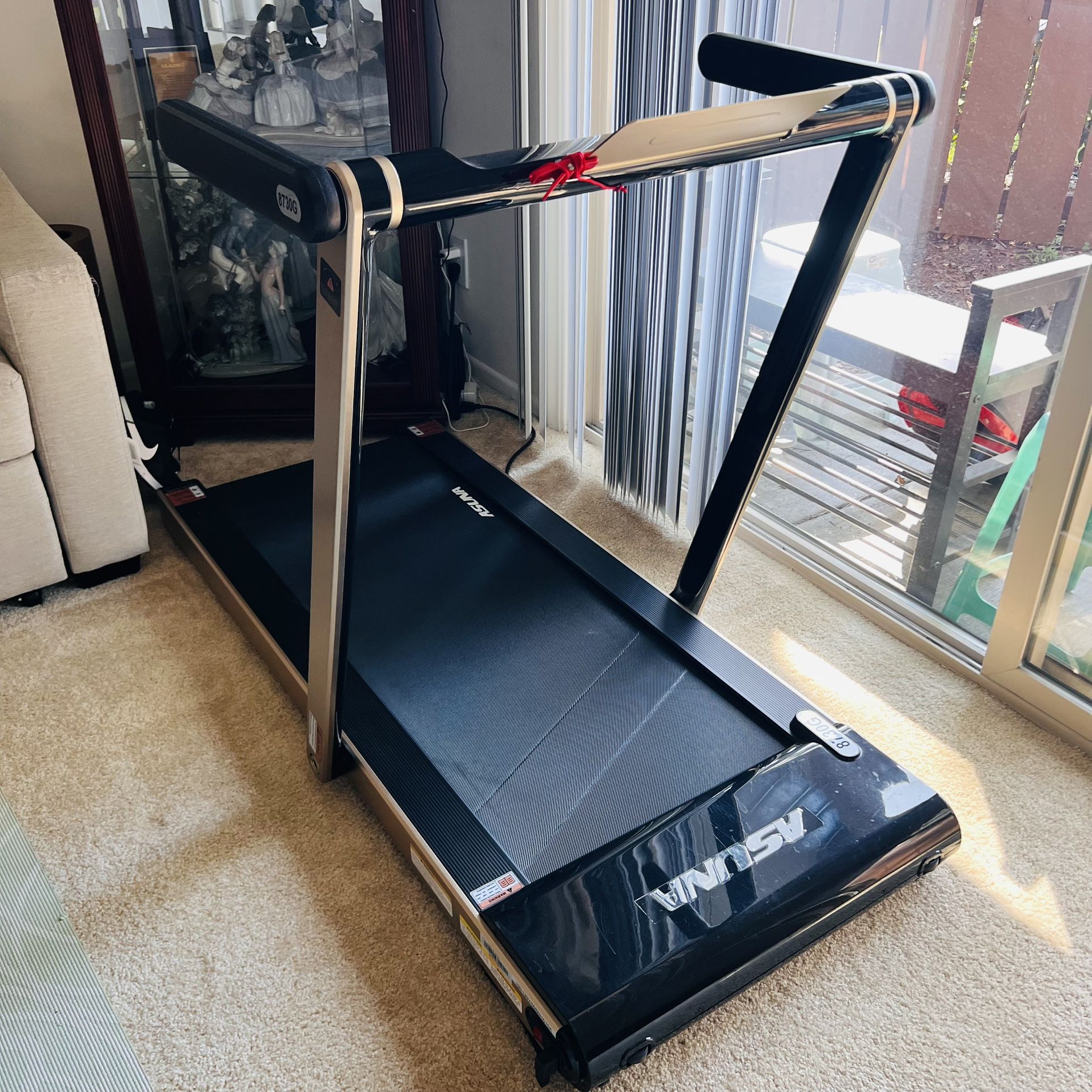 Sunny Asuna Gold Compact Folding Treadmill