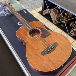 Ibanez PCB54E Open Pore Natural Concert Acoustic Electric Bass NEW!