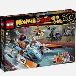 Rare The LEGO MONKIE KID: Sandy's Speedboat (80014)
