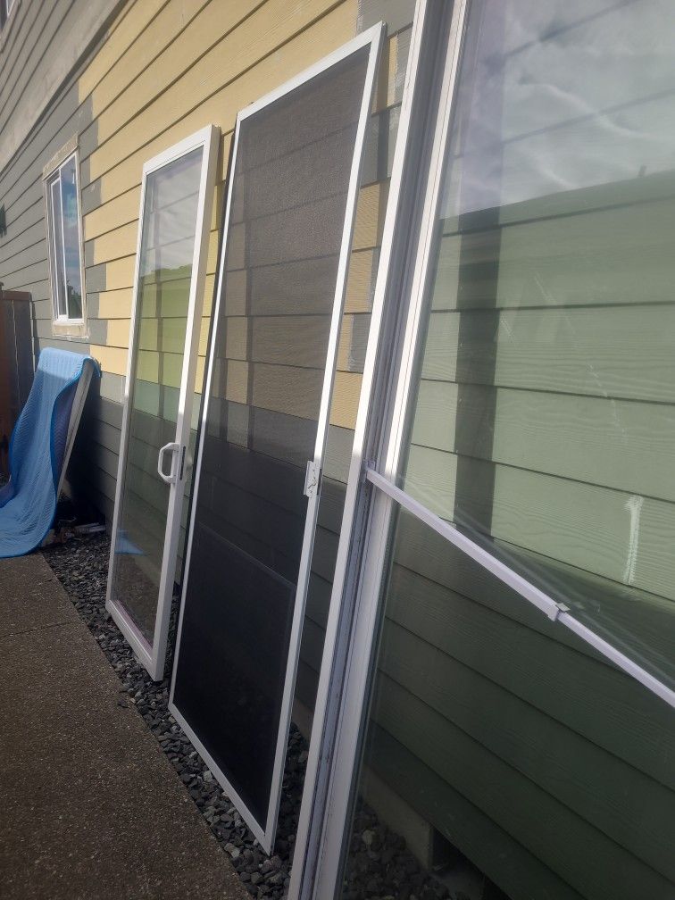 Sliding Screen Door And Frame