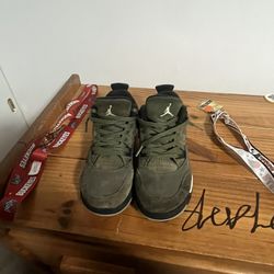 Jordan 4 Olive Green 