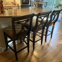 Wooden Counter Stools 