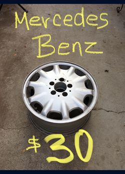 One (1) Mercedes Benz Alloy Rim / Wheel
