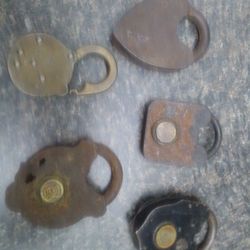 5 - Antique Locks. No keys. See Pics Description.