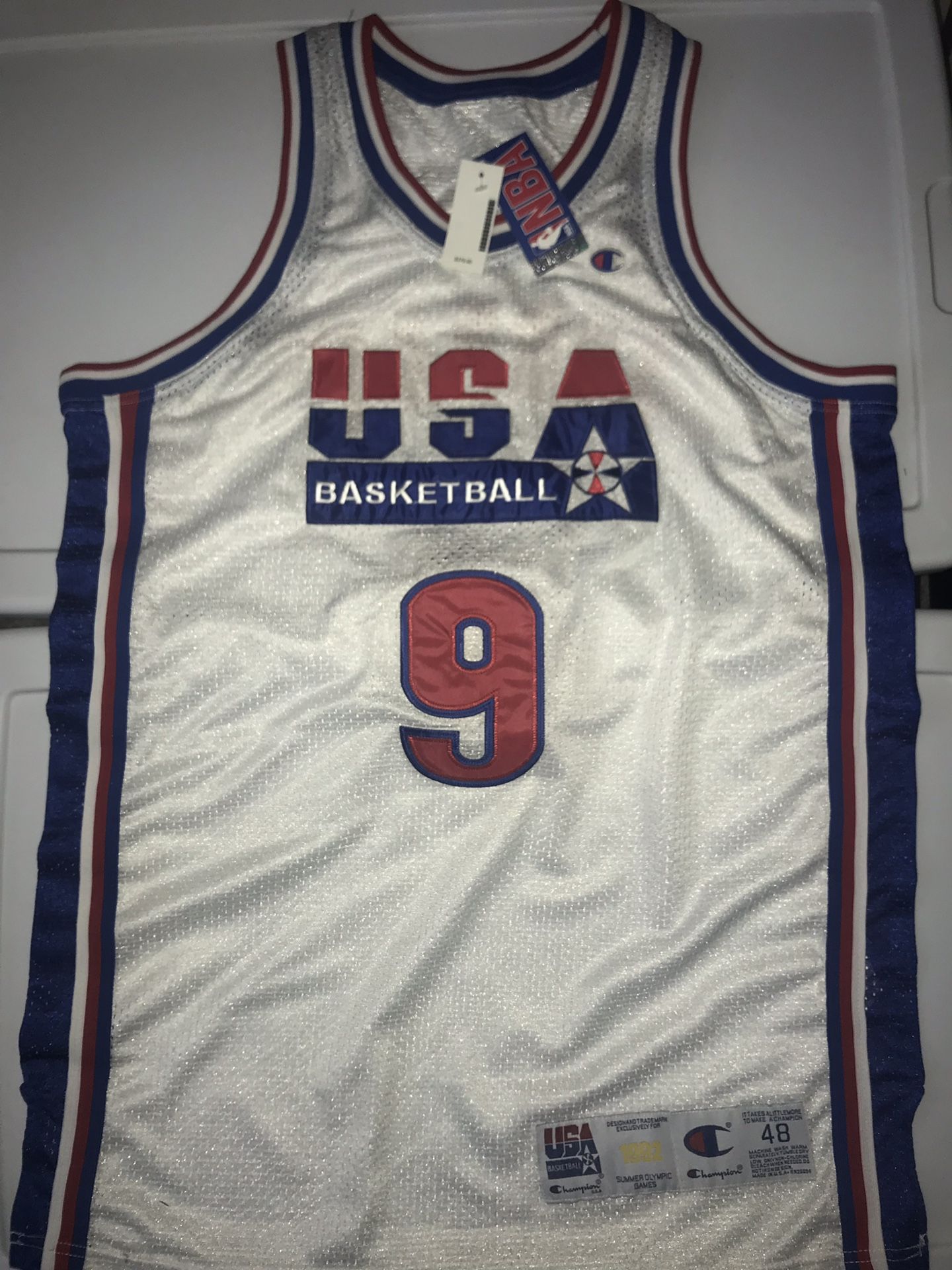 Michael Jordan Jersey Rare USA classic number 9