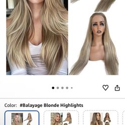 BRAND NEW 28 Inch Real Human Hair Wig 