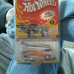 2002 HOT WHEELS SERIES ONE CUSTOMIZED VW DRAG BUS FLYING CUSTOMS NEW