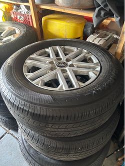 2024 Toyota tundra wheels and tires 18”