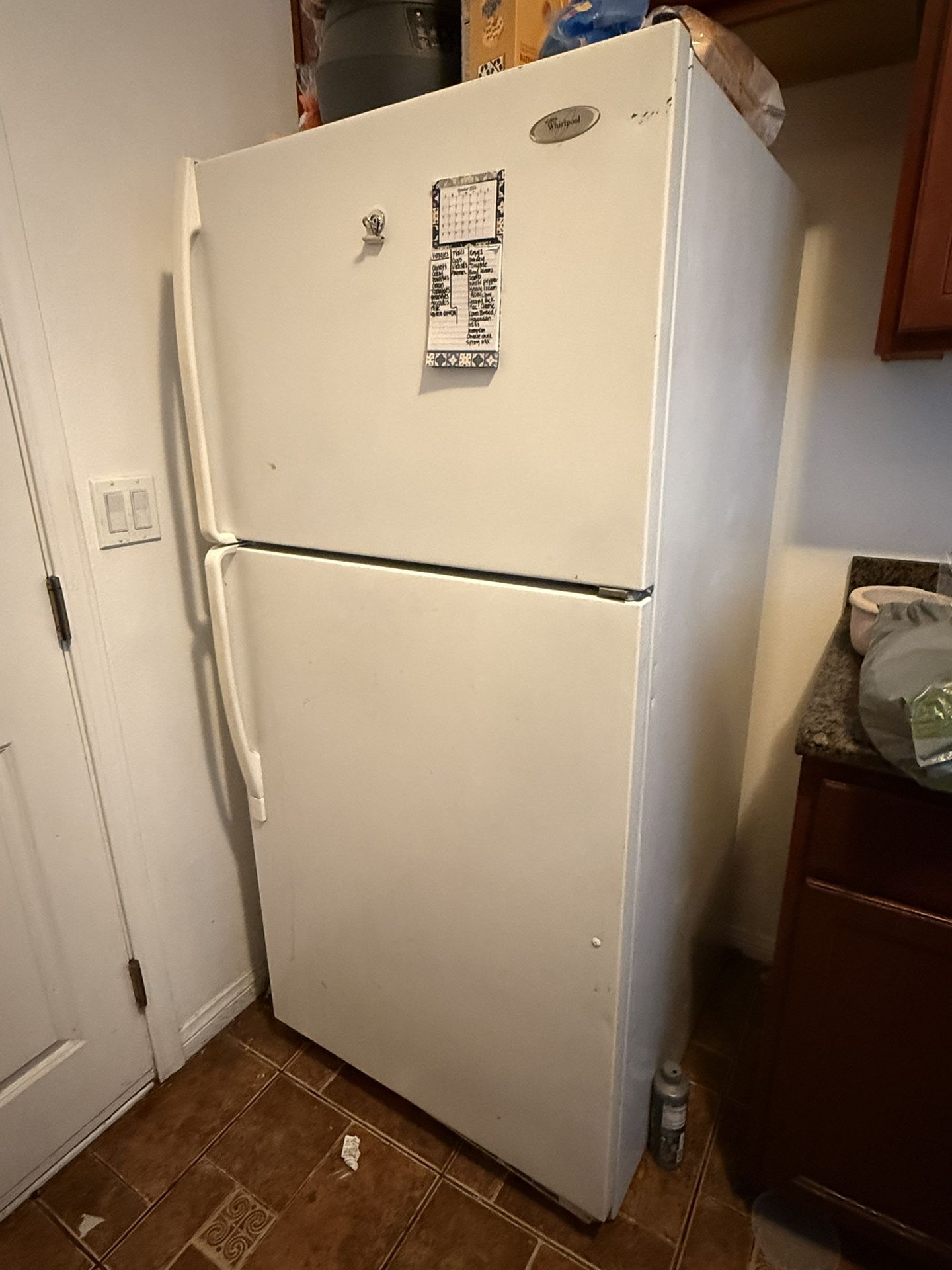 Whirlpool White Refrigerator