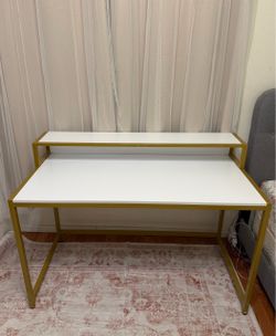 White desk