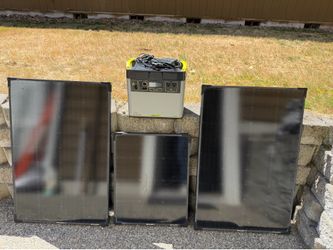Goal zero yeti 3000x plus 250 watts of solar panels