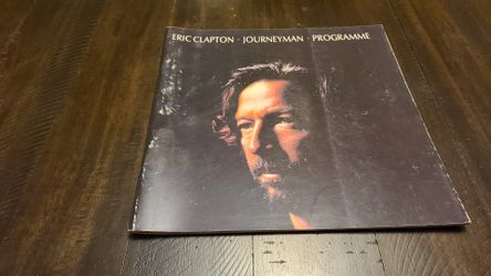 Eric Clapton concert program
