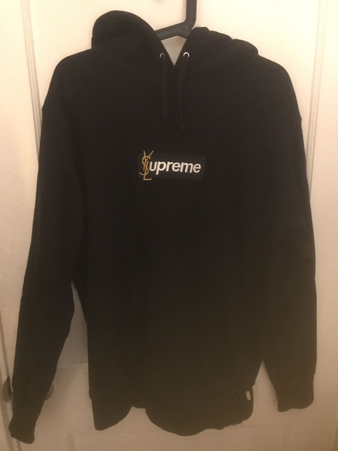 Supreme x ysl hoodie