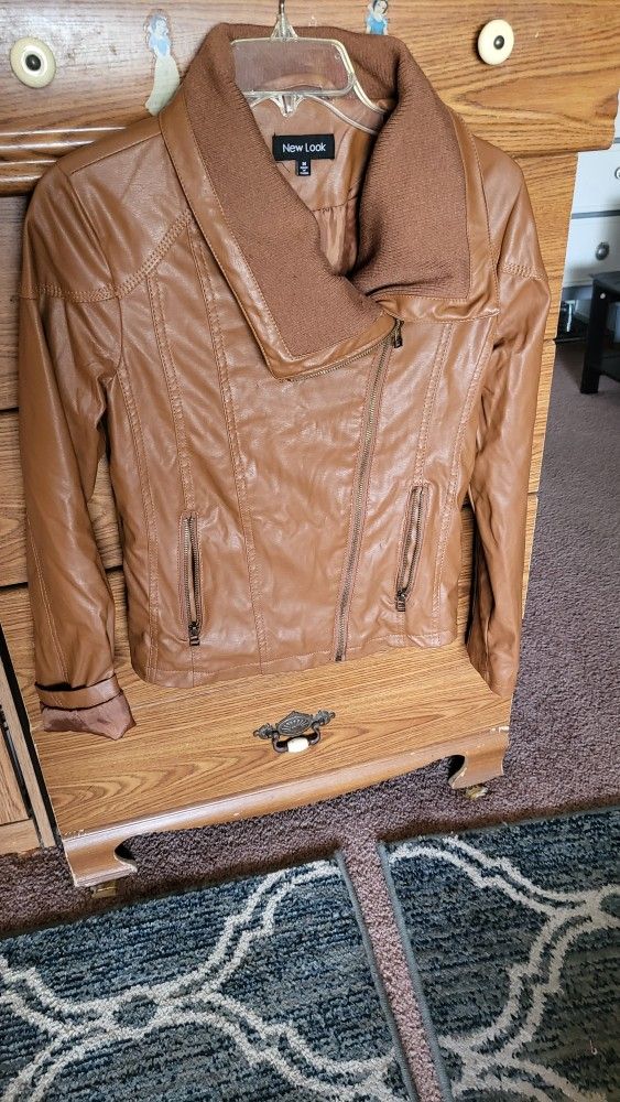 Leather Brown Jacket $15.00