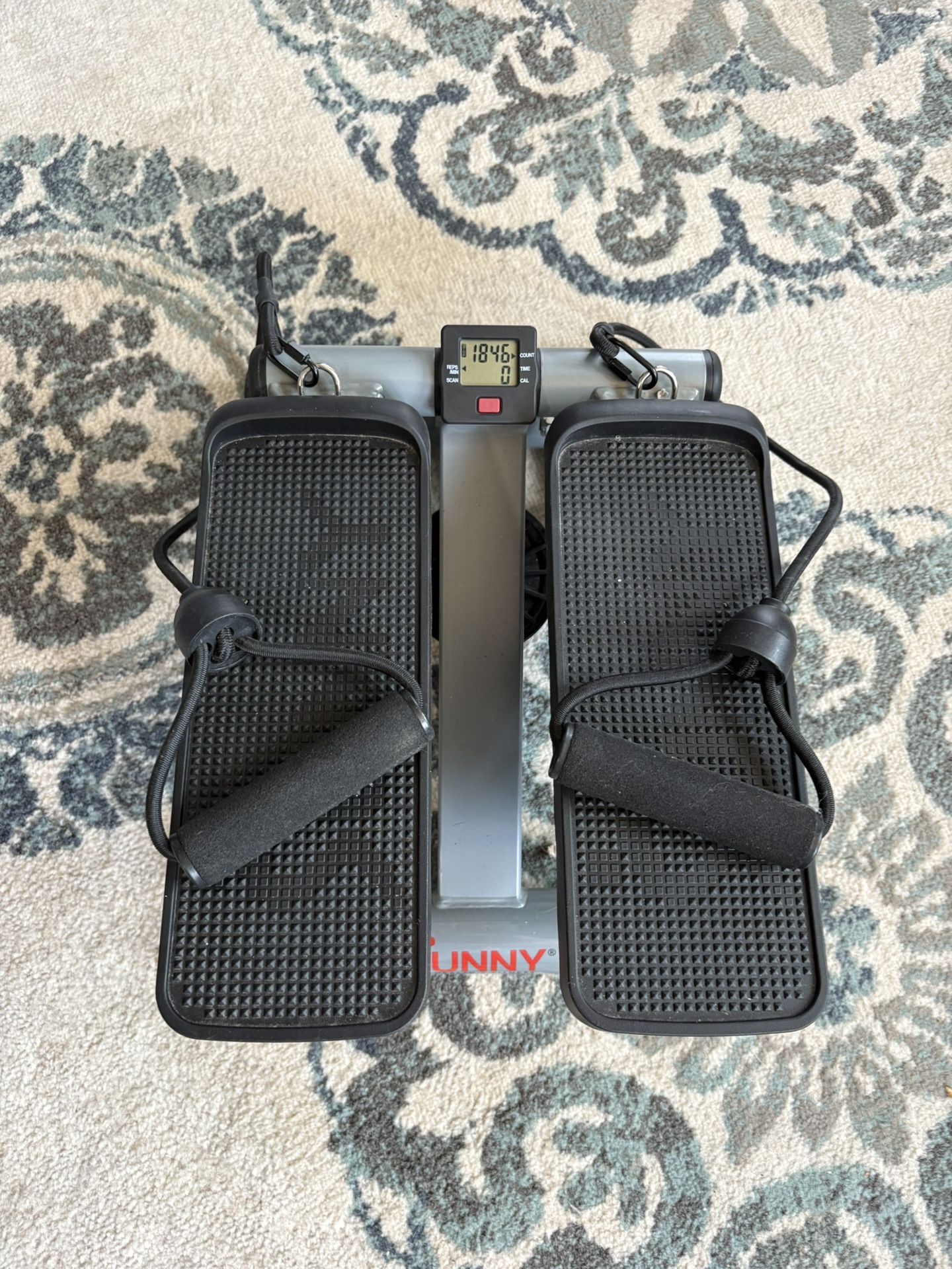 Exercising step machine