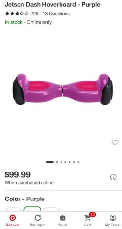 Jetson Dash hoverboard
