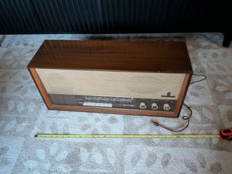 Vintage radio of treasurer Lt Governor