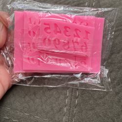 Silicone Numbers And Letters