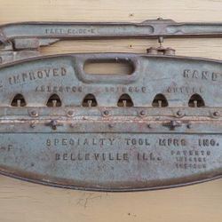 The Improved Handy Asbestos Shingle Cutter Model F Specialty Tools Vintage