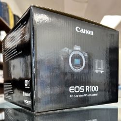 Open Box Canon EOS R100 Mirrorless Camera with 18-45mm Lens