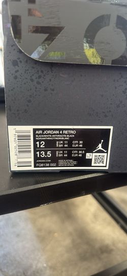 🔥 AIR JORDAN 4 RETRO “FEAR” – SIZE 12 – DEADSTOCK 🔥
