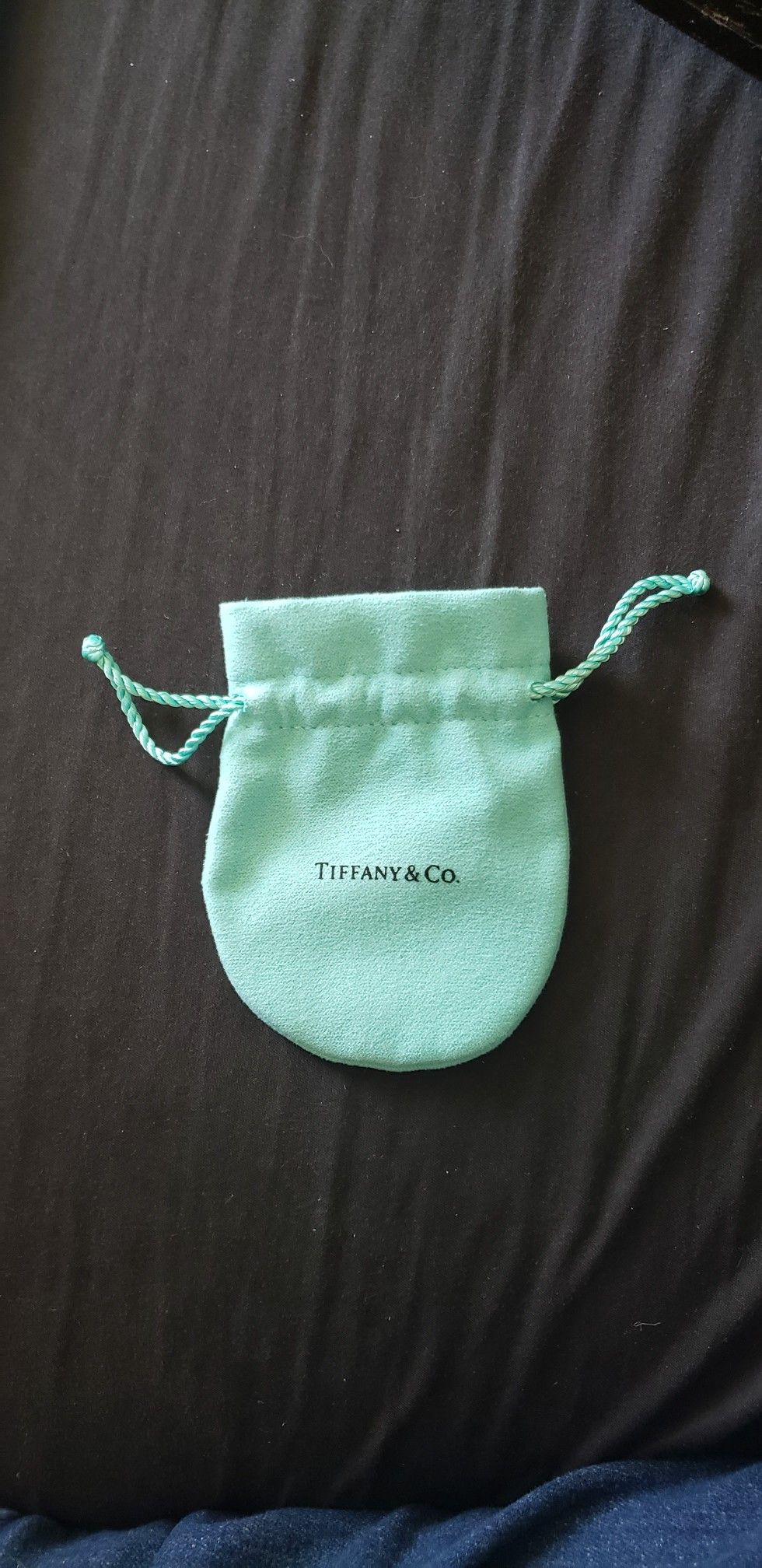 Tiffany and Co jewelry dust pouch
