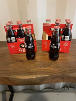 Astros World Series Coke Bottles