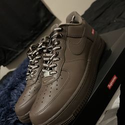 Brown Supreme Air Force 1’s