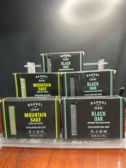 $5 each Barrel and Oak Exfoliating Bar Soap