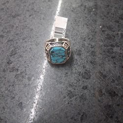 Silver Turquoise Ring 