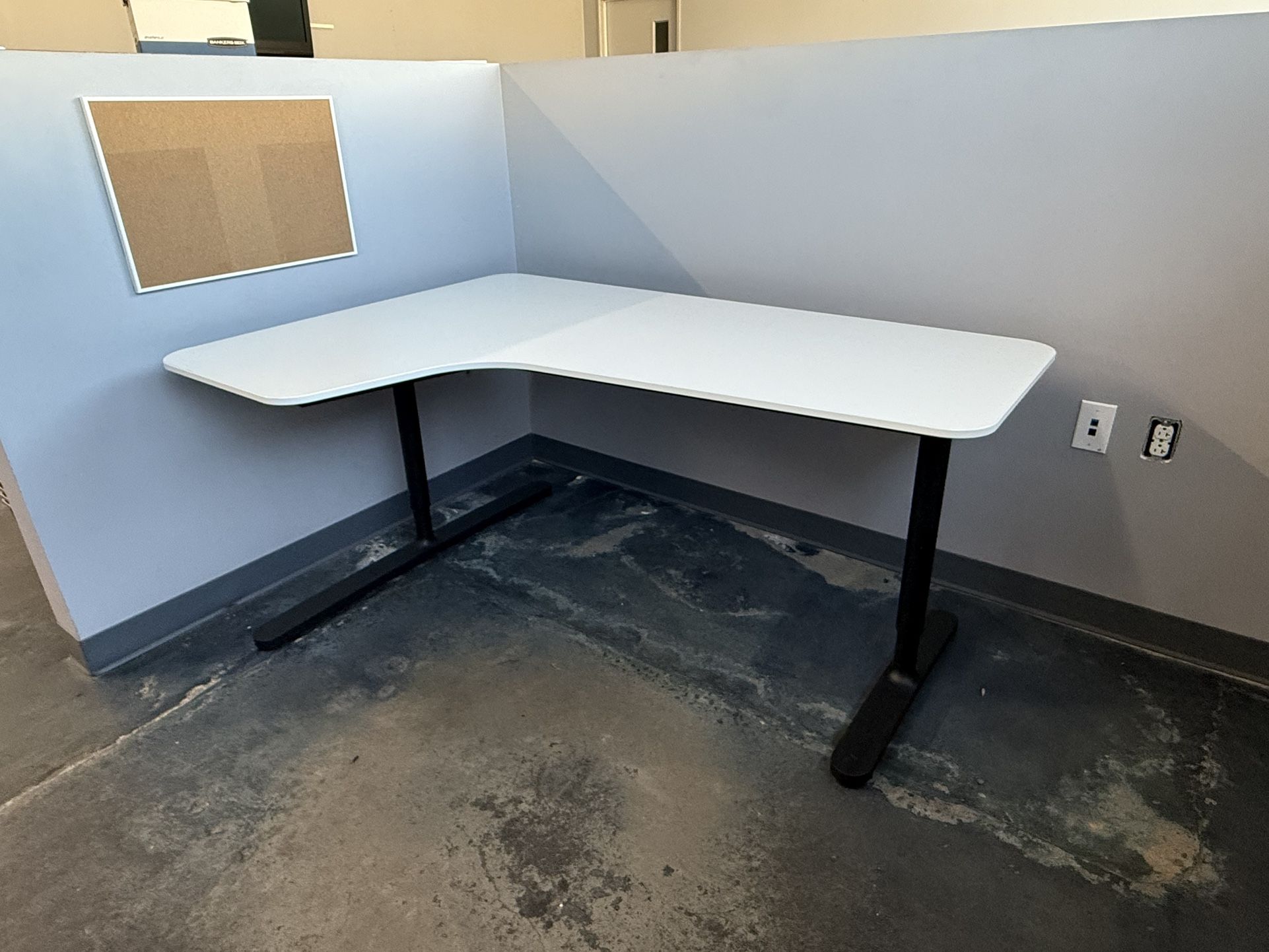 L-Shaped Ikea Desk (3 Available)