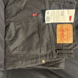 Black Levi 550 Jeans (Men’s) 35x32