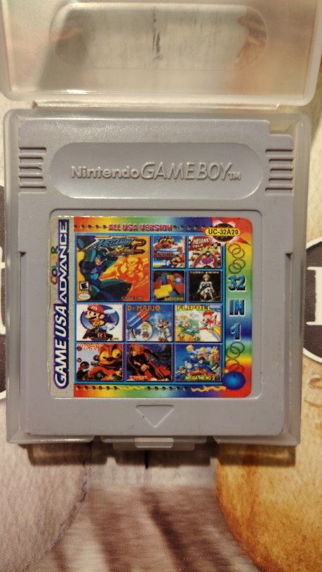 Nintendo Gameboy Multi Cart Game Cartridge