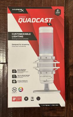 Quadcast HyperX Microphone PS4/PS5/PC/MAC NEW