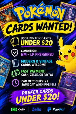 Buying Pokemon Cards!