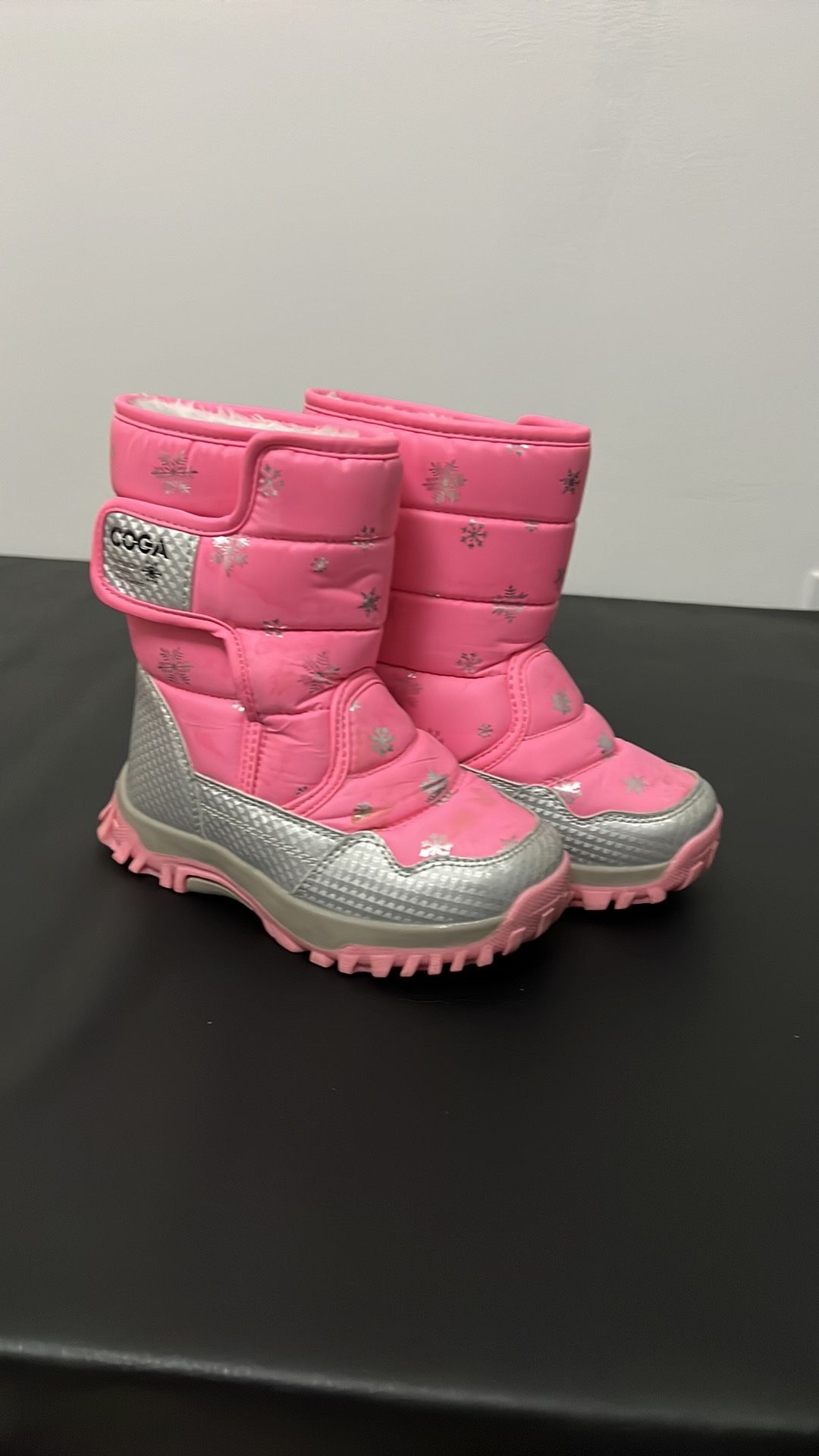 Girls Pink Snow Boots