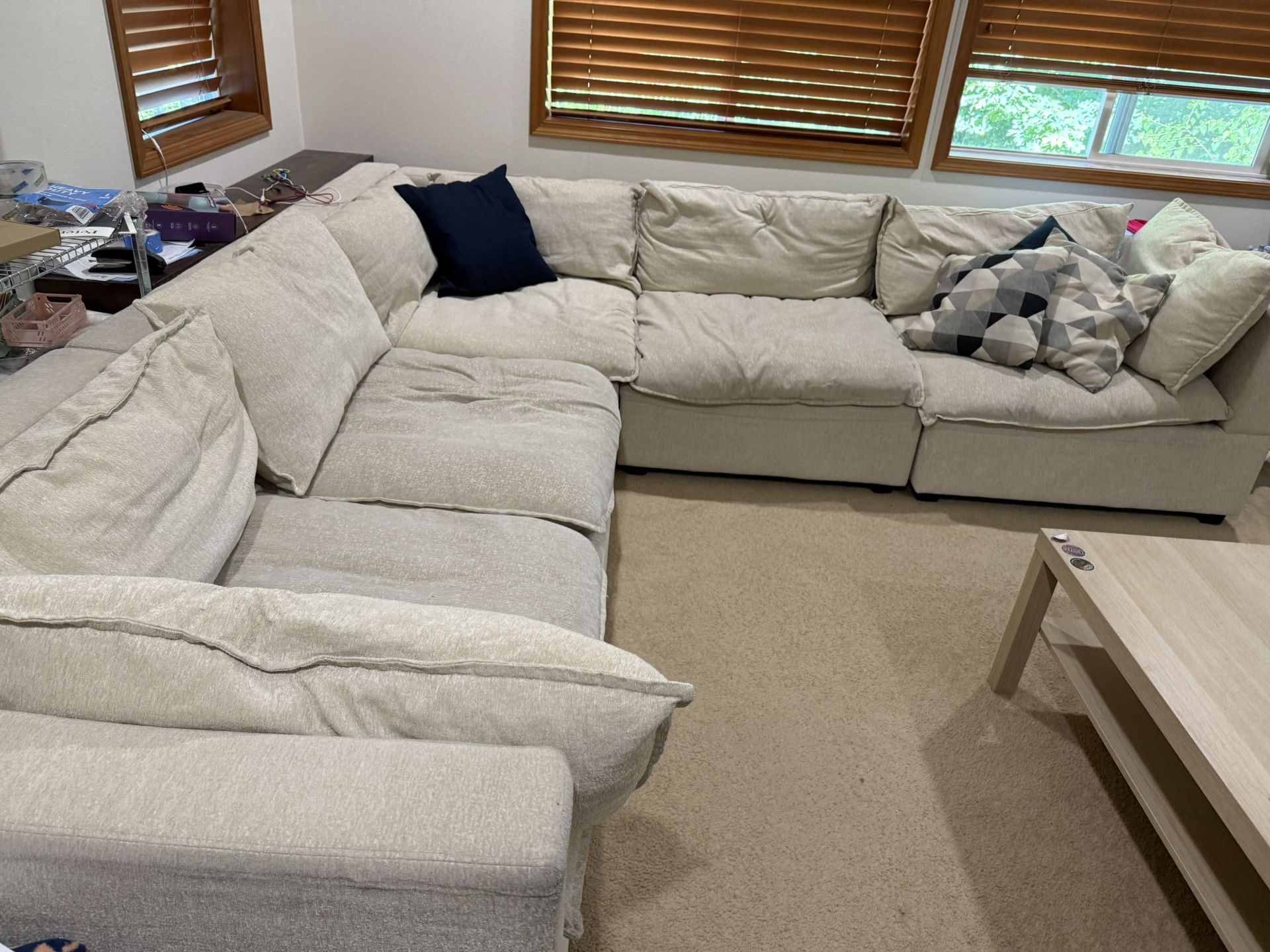 Albany Park Kova large sectional couch 