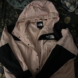 North Face Cropped Woman’s Jacket Pink