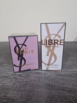 YSL Mon Paris & Libre Flowers Flames Perfume Set