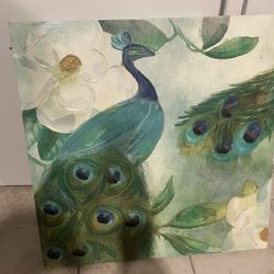 Small Peacock Painting 