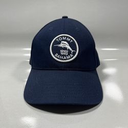 Tommy Bahama Hat Embroidered Marlin Logo Mens Blue Adjustable Cap Strapback OSFA