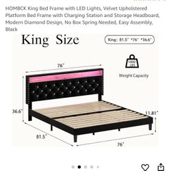 New King Size Bed Frame 