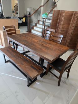 Wooden Dining Table Set