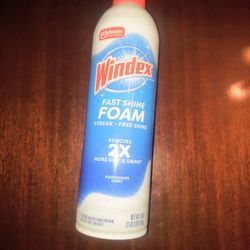 Windex Fast Shine Foam,  streak-free Shine 