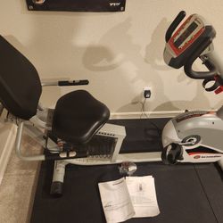 Schwinn 240 recumbent excercise bike 