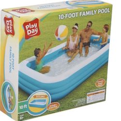 New Play Day 10 Foot Family Pool