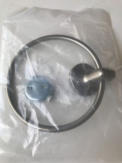 Brand new towel ring Satin Nickel